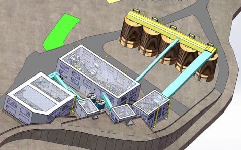 crushing and screening plant process flow diagram